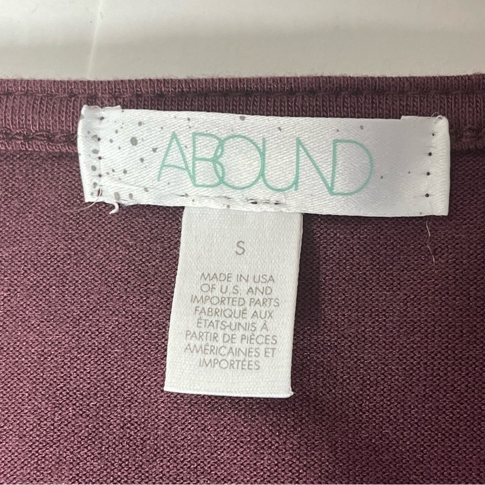 Abound Dress Burgundy Fitted Ruched Sleeveless Bodycon Size S - Picture 7 of 10